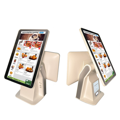 15.6Inch Desktop Kiosk Popular Design for Bank Queue Management Touch Screen POS Ordering Payment Kiosk