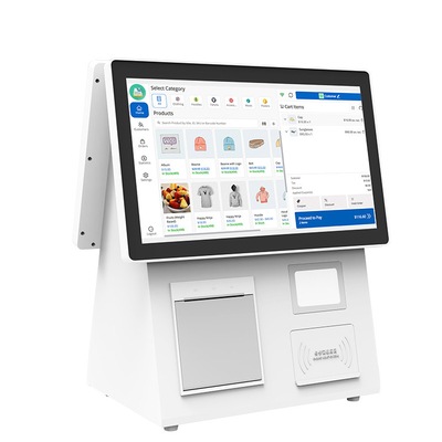 Android/windows 15.6 +15.6 Dual-screen Touch POS All-in-one Machine, Touch Screens,point of Sale Cash Register