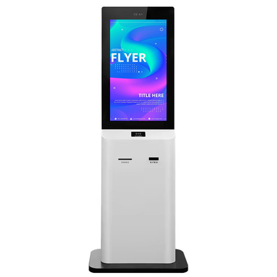 21.5 Inch  Floor Standing Touch Screen Sim Card Lottery Self Service Vending Checkin Payment Terminal Kiosk