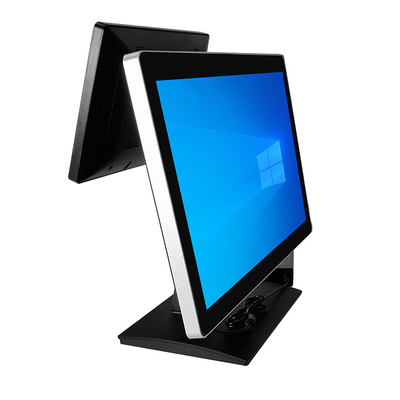 18.5 Inch Dual Screen Smart Casher Cashless Payment Terminal Cash Register All in One Touchscreen Pos Systems for Restaurants