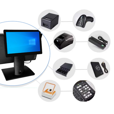 18.5 Inch Dual Screen Smart Casher Cashless Payment Terminal Cash Register All in One Touchscreen Pos Systems for Restaurants