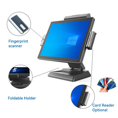Android/windows 15 " +9.7 Dual-screen Touch POS All-in-one Machine Touch Screens Point of Sale Cash Register