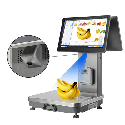 Supermarket Cashier System PC Scale Touch Screen Electronic Cashier Scale