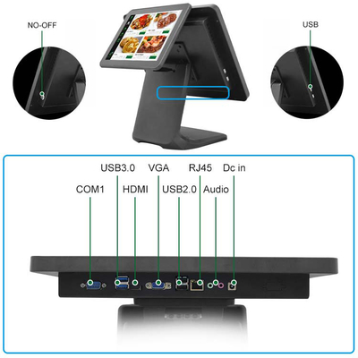LX1504 Market Retail Billing Machine Touch Screen All in One Cash Pos System for Shop