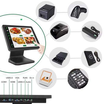 LX1504 Market Retail Billing Machine Touch Screen All in One Cash Pos System for Shop