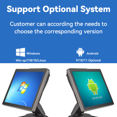 LX1503 New Digital Touch Screen Supermarket Billing Machine All in One Cash Register Pos System for Retail Store