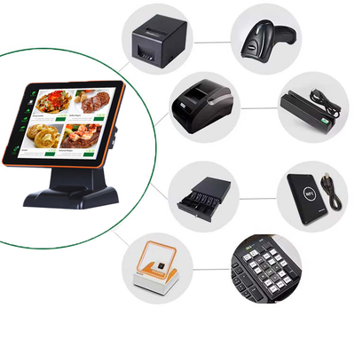 LX1501 Cash Register Pos Machine Terminal All in One Cashier Pos System for Small Business Retail