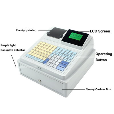 Billing Cash Machine Pos All in One Cashier with Thermal Printer 15.6" Touch Screen Cash Register Pc Scale for Supermarket