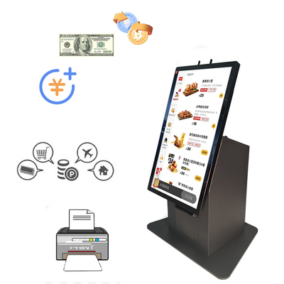 Desktop 21.5inch All in One Payment Kiosk Self Order Touch Kiosk Restaurant Kiosk Self Service Payment Machine