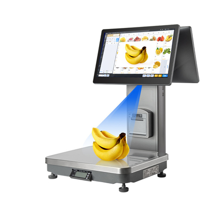 Digital Weighing AI PC Scale with Printer with Windows Cash Register POS Machine