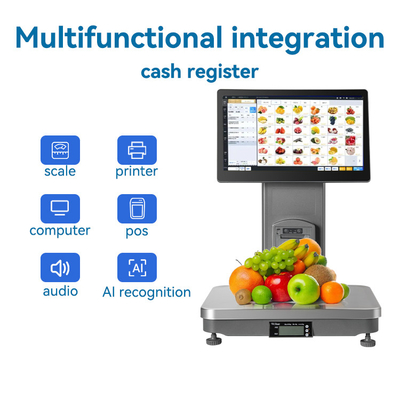 Digital Weighing AI PC Scale with Printer with Windows Cash Register POS Machine