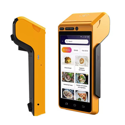 All in one 5.5 inch Touch Screen Cashier machine nfc android pos device 3g 4g wireless wifi pos terminal with 58mm printer