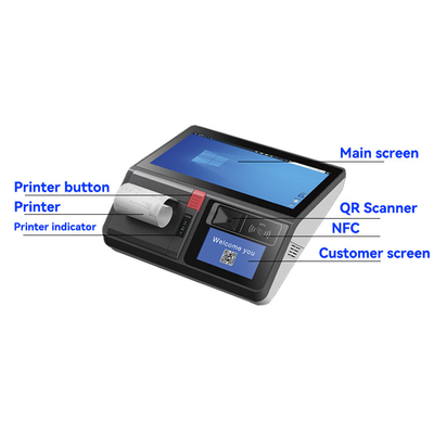 11.6 Inch Restaurant Point of Sale System Pos Terminal Printer Sale Tablet PC Android System Nfc Handheld Terminal
