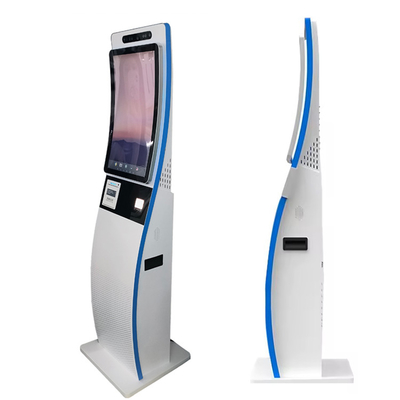 Full Viewing Angle Surved HD Display Touch Screen 23.6' Portrait/landscape Mode Self Ordering Electronic Payment Kiosk SDK