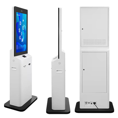 21.5 23.6 32 Inch Self-Checkout Kiosk with Smart Touch Screen Terminal Card Issue Machine for Hotels Banks-SDK Function