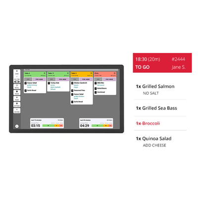 27 Inch Kitchen Display System Hardware KDS With Touch Screen Pos System Device Wholesale