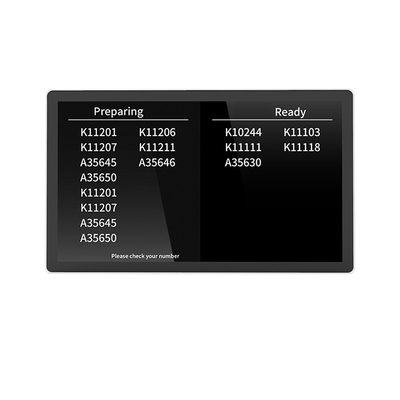 Restaurant Kitchen Display Hardware and Software Whole Solution POS System Number Order Display Screen