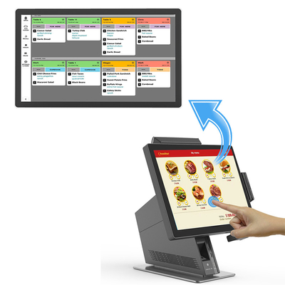 Restaurant Digital Menu Ordering Ticketing Token Kiosk Solution Electronic Queuing Machine Queue Ticket Number Display System