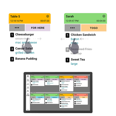 Restaurant Digital Menu Ordering Ticketing Token Kiosk Solution Electronic Queuing Machine Queue Ticket Number Display System