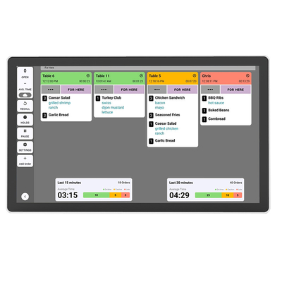 LCD Restaurant Digital Menu Board Designed For Effective Advertising Display